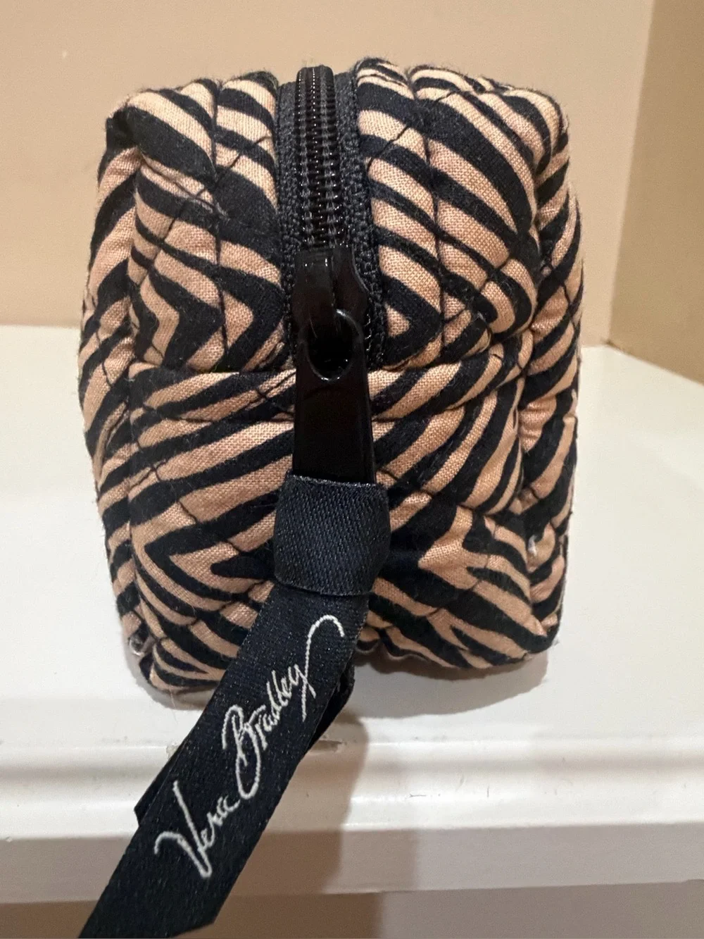 Vera Bradley quilted cosmetic